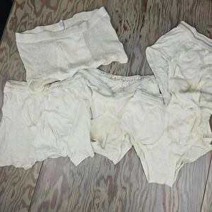 60s vintage thrashed trashed tightie whitie briefs double seated bundle